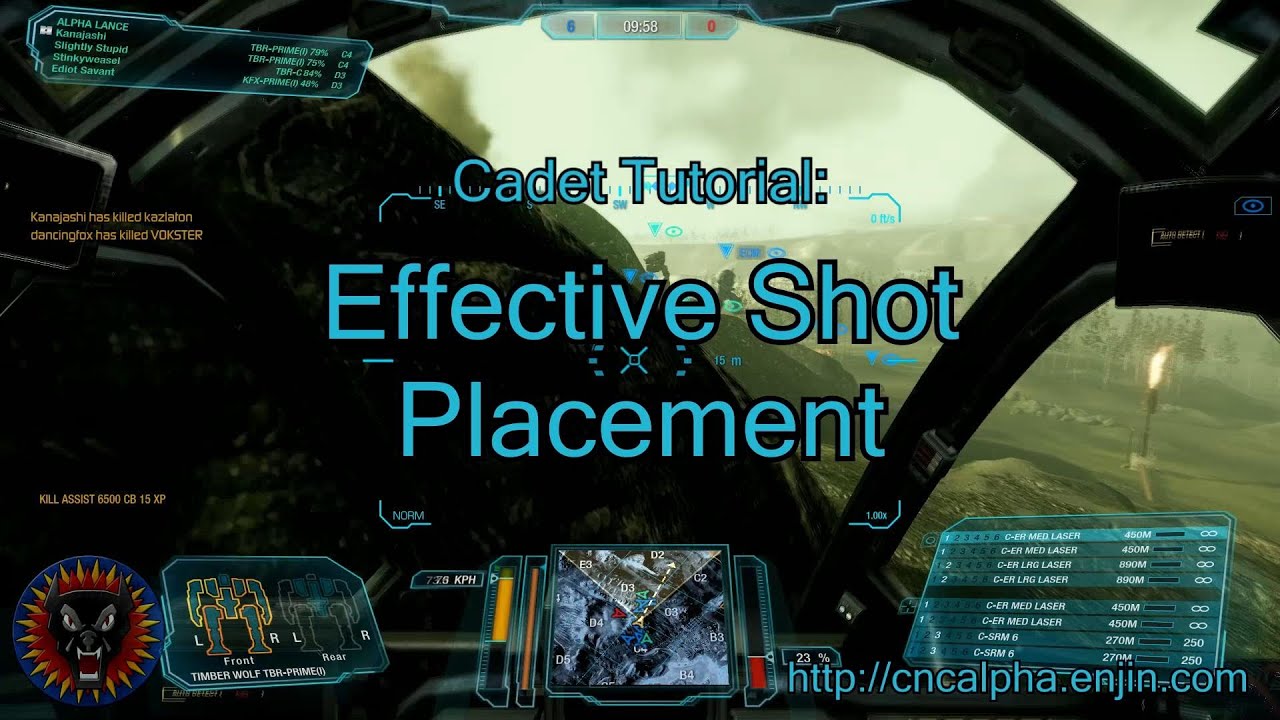 MWO Tutorial - Effective Shot Placement