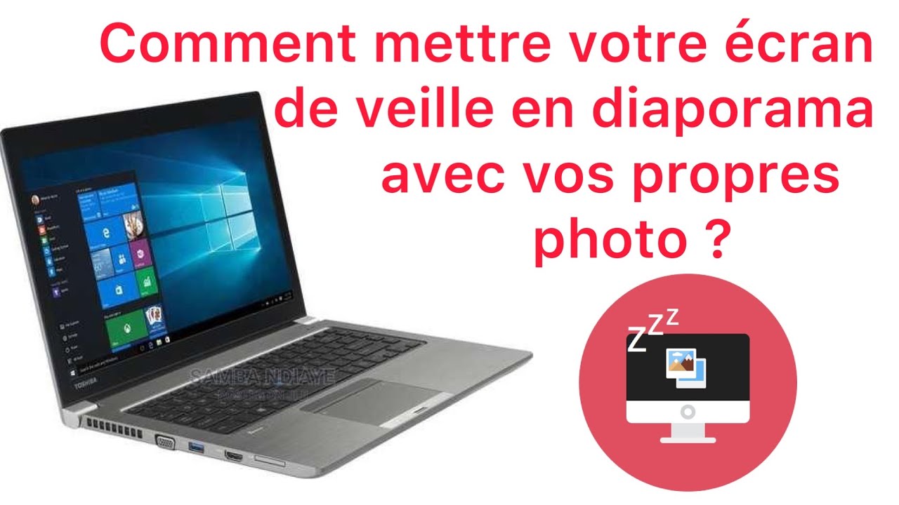 COMMENT METTRE VOTRE &Eacute;CRAN DE VEILLE EN DIAPORAMA AVEC VOS PROPRES PHOTOS ?📸💻