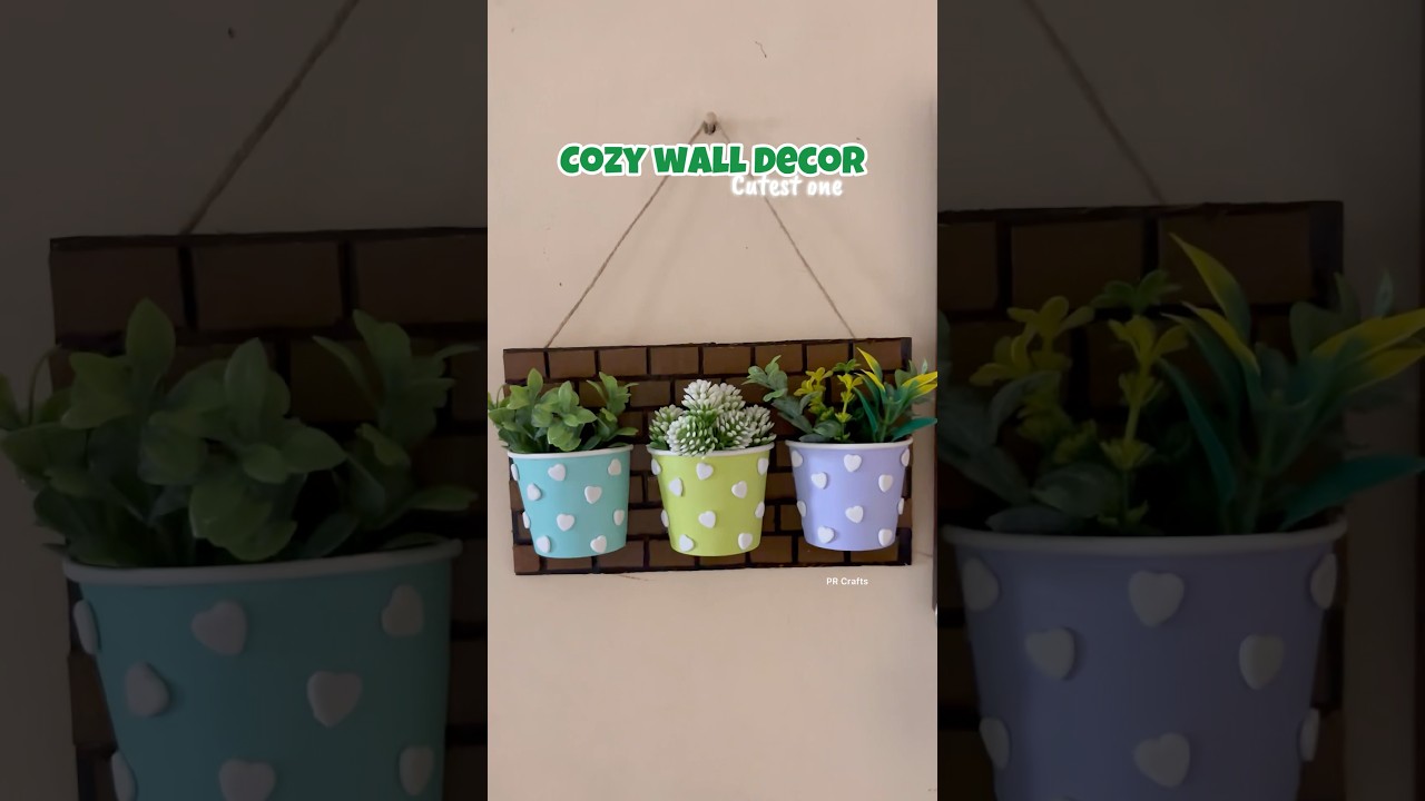 Cute and elegant wall decor 🥺||#walldecorationideas #roomdecorideas #diy #tutorial #aestheticwalls