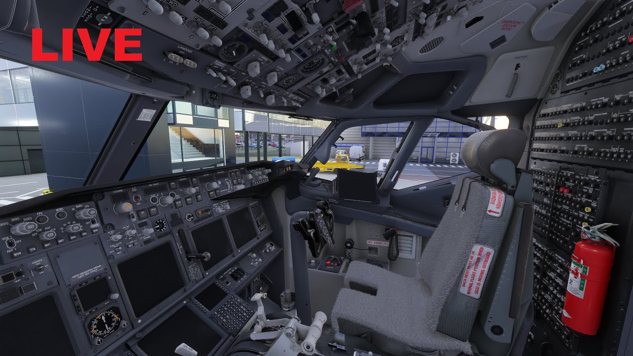 DLSS 4.5  BOEING 737 LIVE (4K) | EPGD Gdańsk - LSGG Geneva