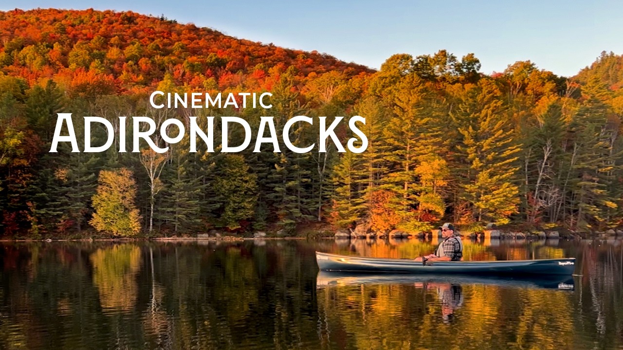 Cinematic Adirondack Canoeing | Peaceful Wilderness Paddling | Piano Relaxation