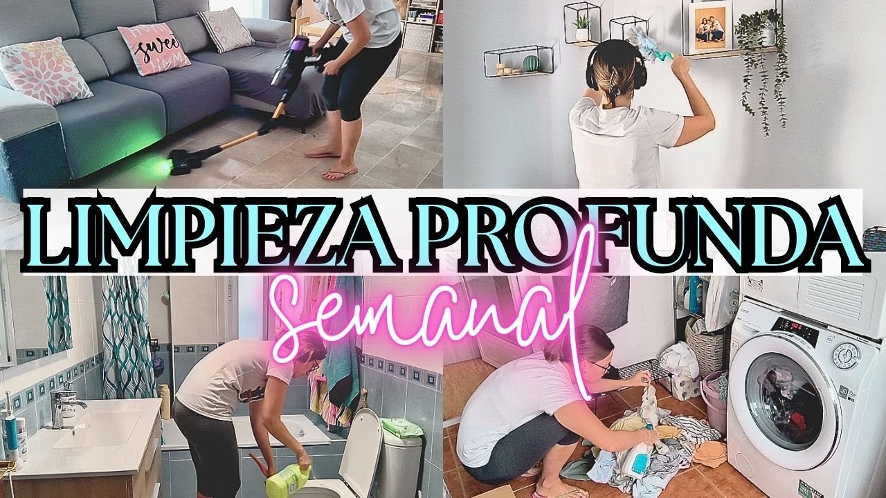 Limpieza Profunda Semanal 💪TODA LA CASA Reluciente en 2 HORAS✨ #limpiaconmigo