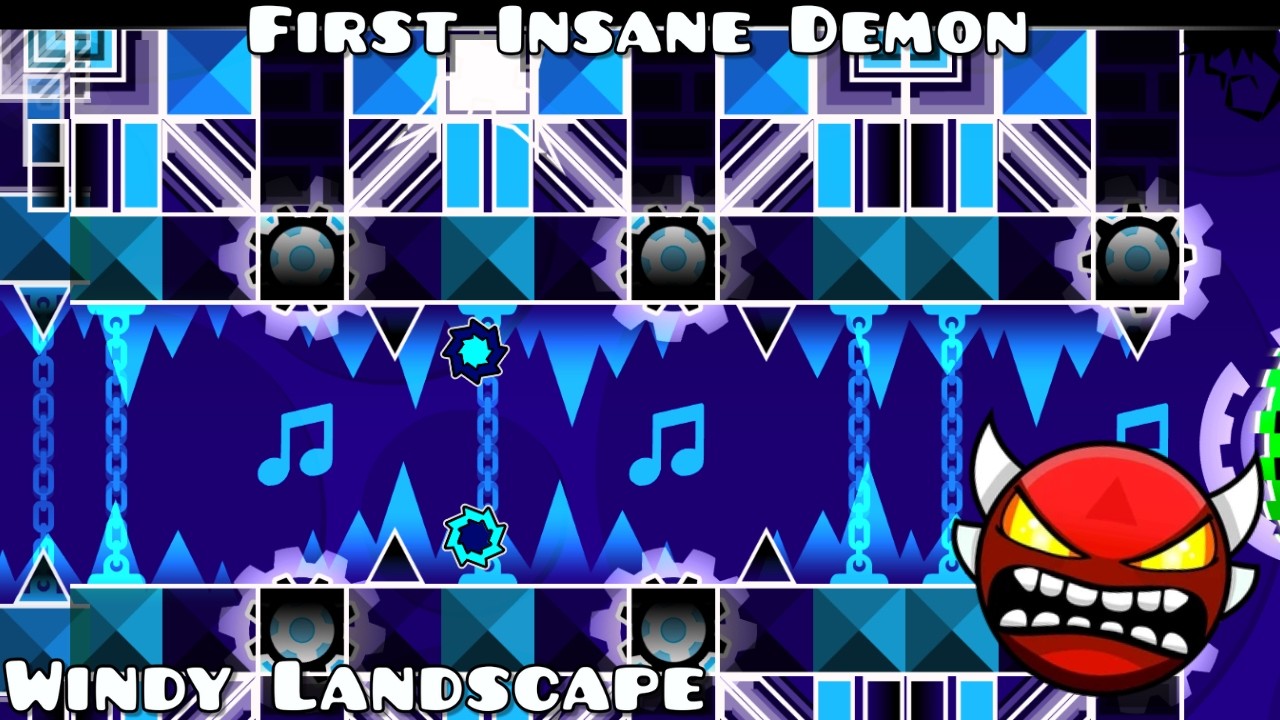 Windy Landscape 100% // First Insane Demon! 😈