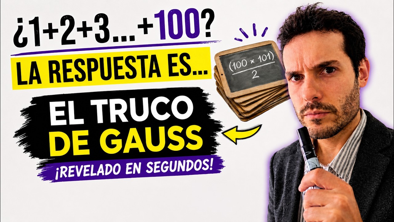 Gauss y la elegancia oculta en una suma
