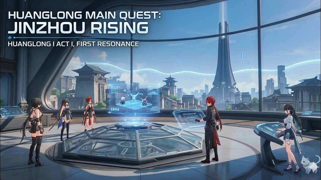 WUTHERING WAVES, Huanglong Main Quests: Jinzhou Rising Huanglong 01 Act 01, First Resonance