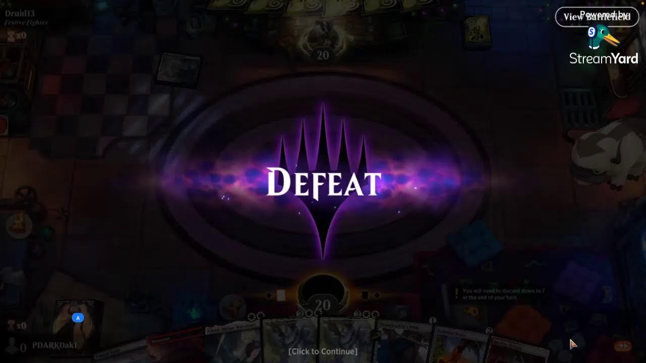MTG Arena Live. Standard Singles (Teenage Mutant Ninja Turtles). Fri Mar 13, 2026.