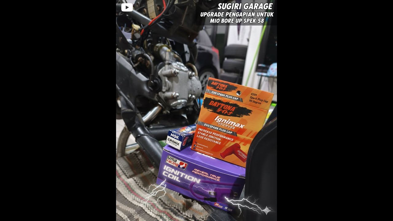 Upgrade pengapian  UMA Racing di MIO Sporty spek 58