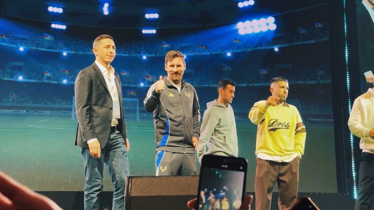 The day I saw Messi in real life. GOAT in Baku