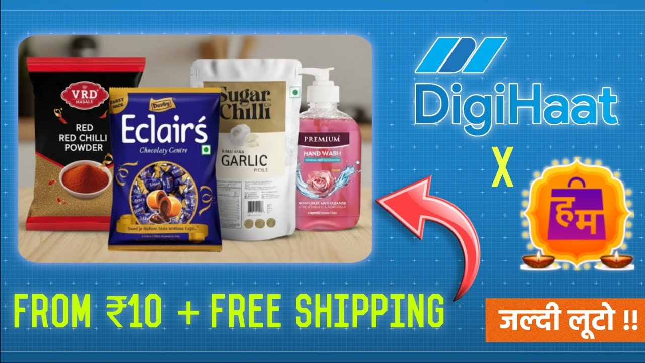 ₹10 Shopping Loot - Digihaat & Hamara Mall Offer | Free Earning Tech 