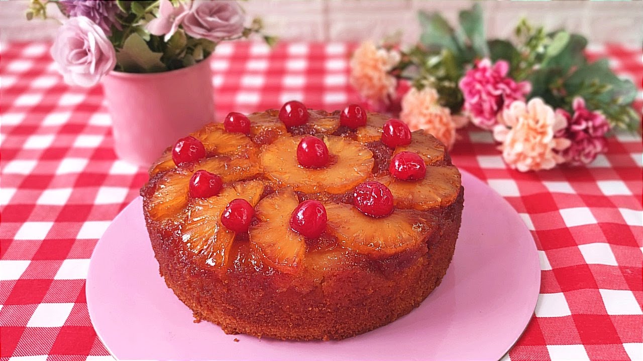 TORTA DE PIÑA - VOLTEADO DE PIÑA + TRUCOS PARA QUE NO SE PEGUE