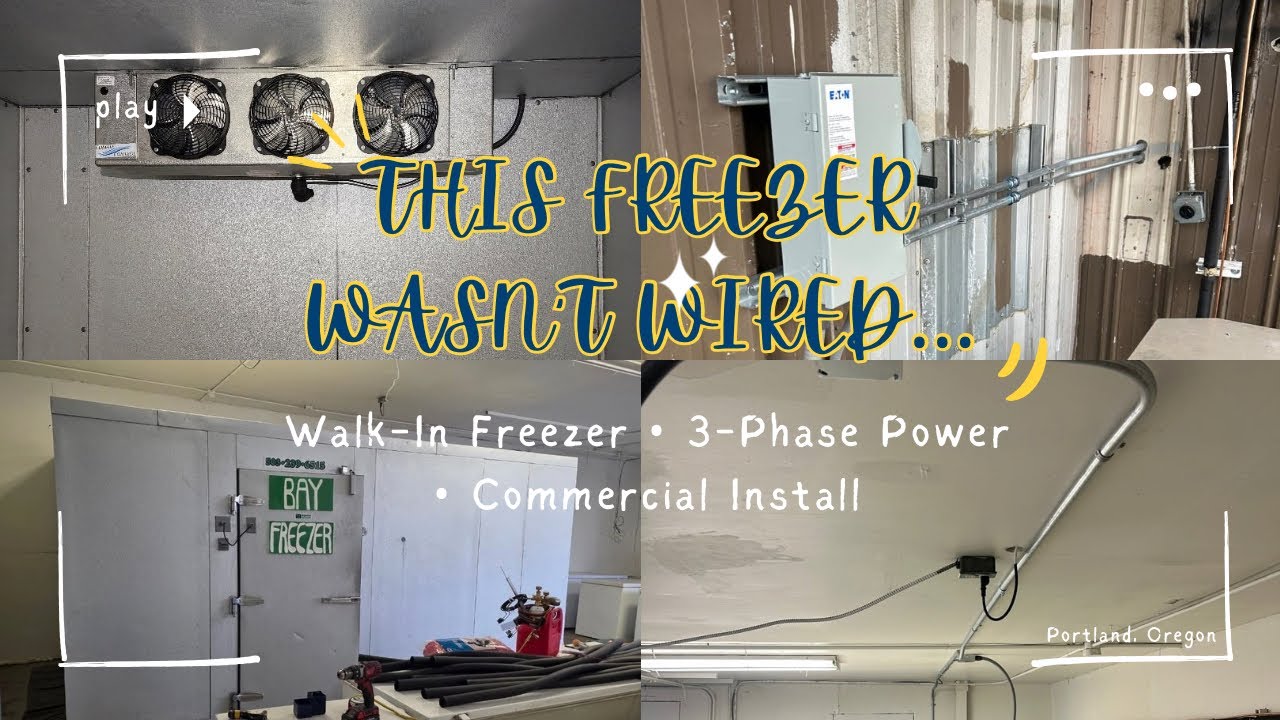 This Walk-In Freezer Needed Serious Electrical Work (Full Install) | Smiley Electric, Inc.