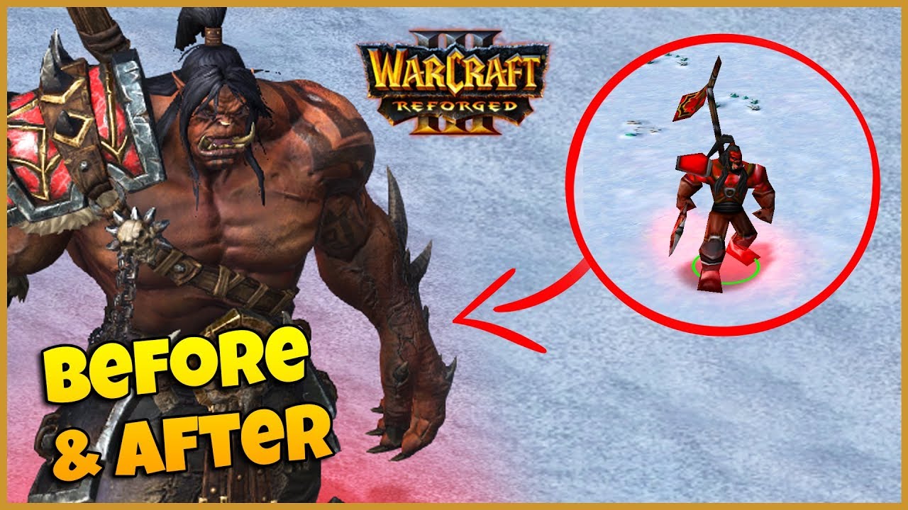 Horde Units - Side by Side Comparison | Warcraft 3 Reforged In-game Preview