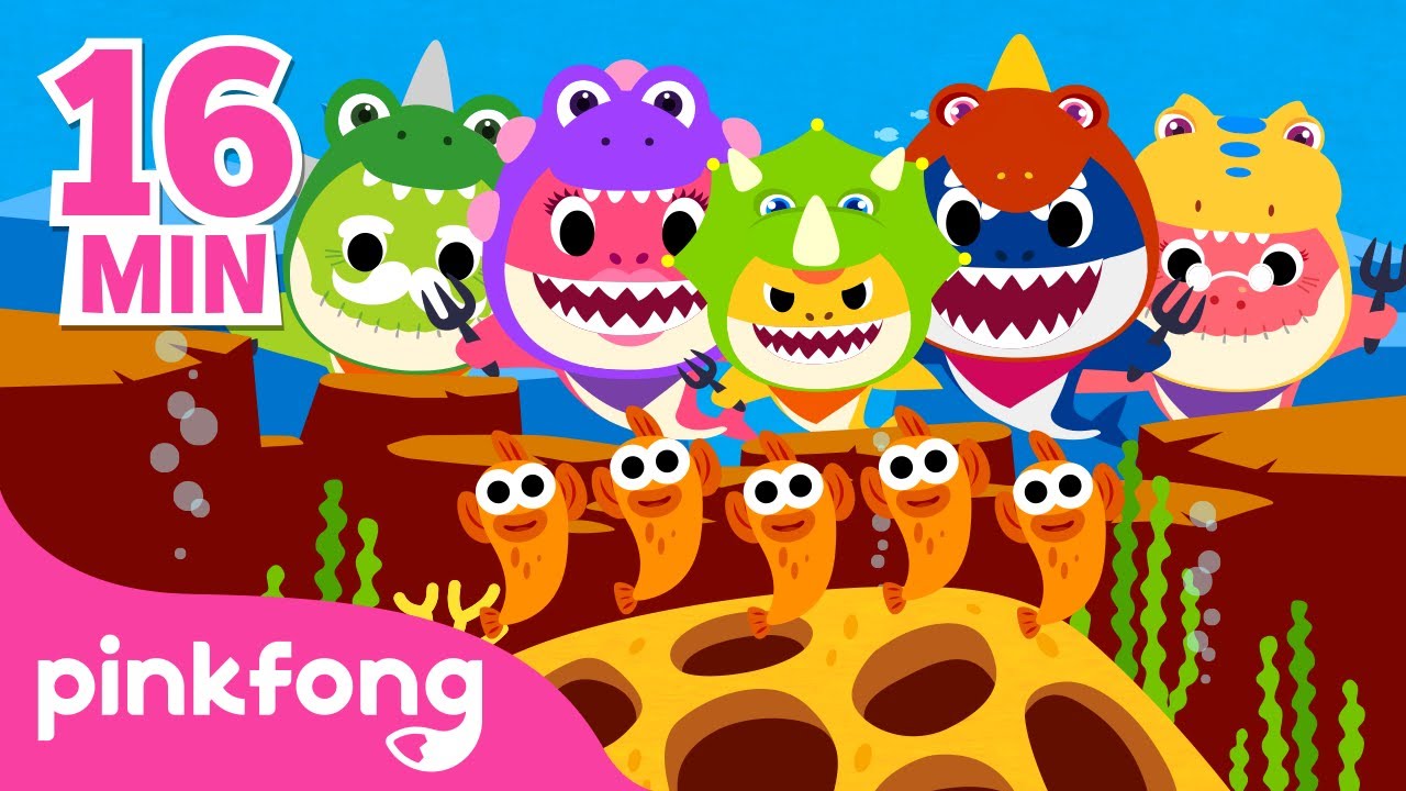 Mix - Comptine Bébé Requin | +Compilation | Pinkfong, Bébé Requin ! Chansons pour Enfants
