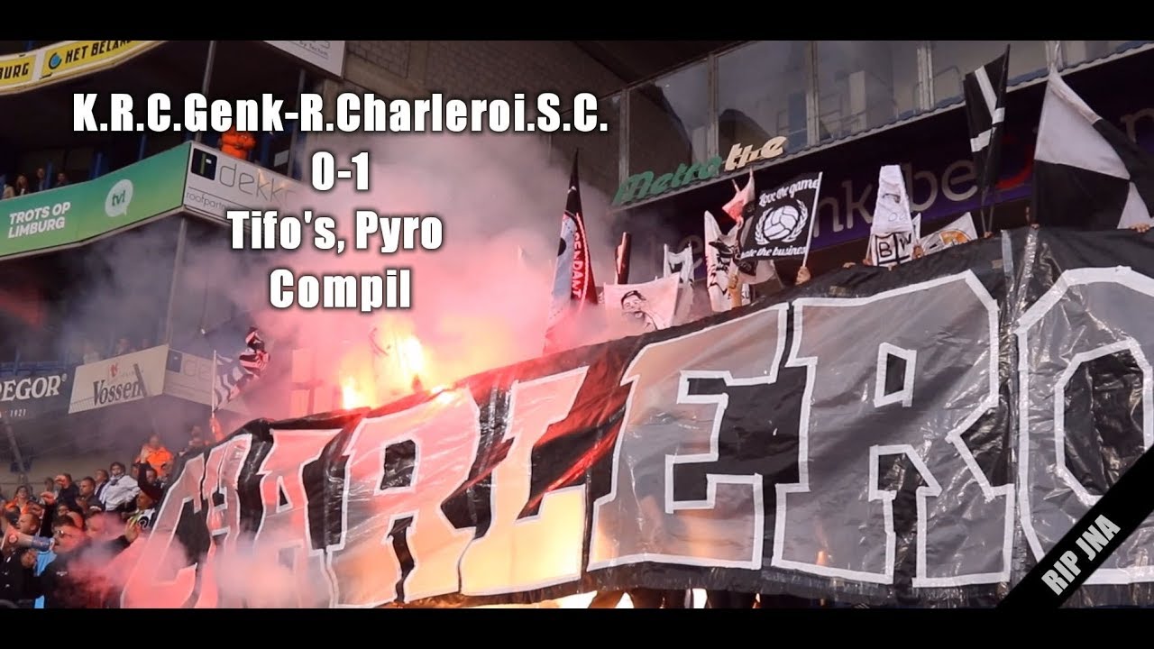 K.R.C. Genk - R. Charleroi .S.C. 0-1 Tifo's Pyro & Compil' 2-0 By Julien Trips Photography
