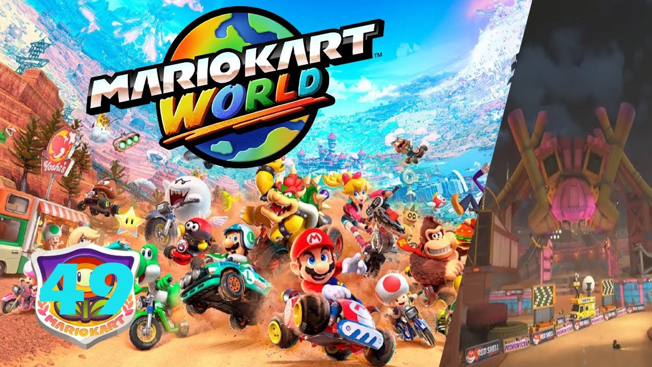 MarioKart World part 49/Being a Pro Racer with Toadette!