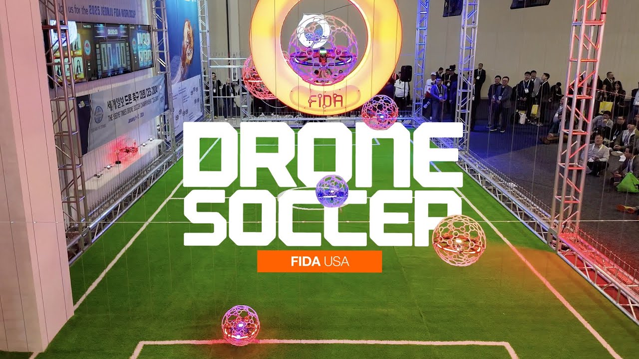 ЭТО ПОТРЯСАЮЩЕ!! Футбол на дронах от FIDA USA на выставке CES 2024