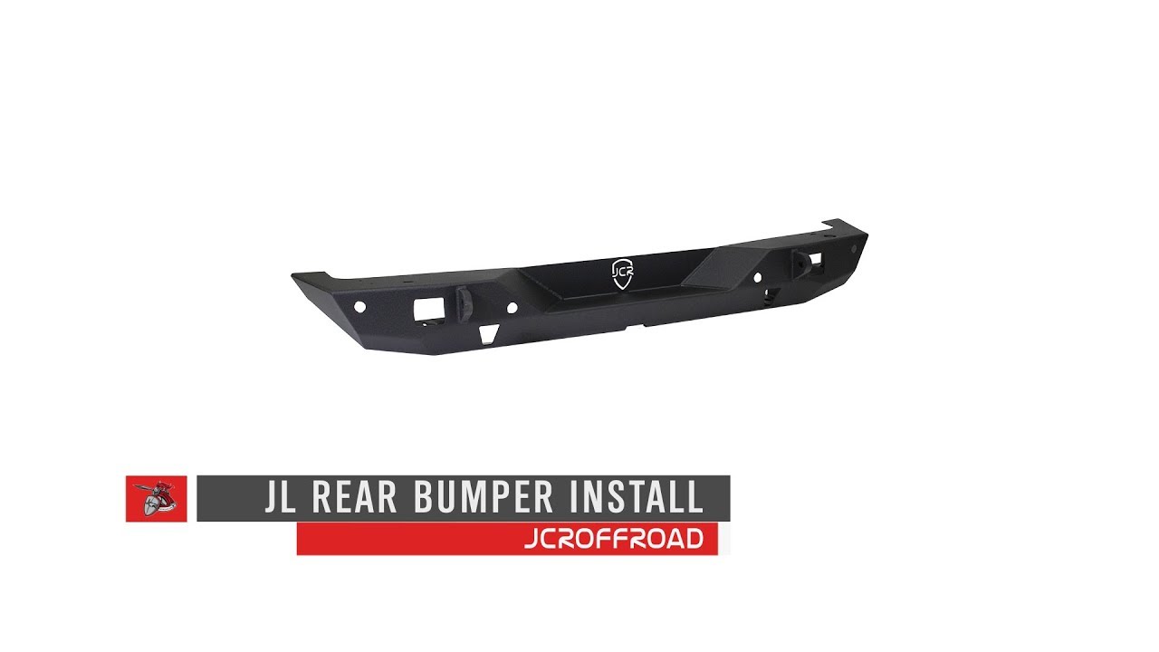 JcrOffroad | JL Wrangler Rear Bumper Installation