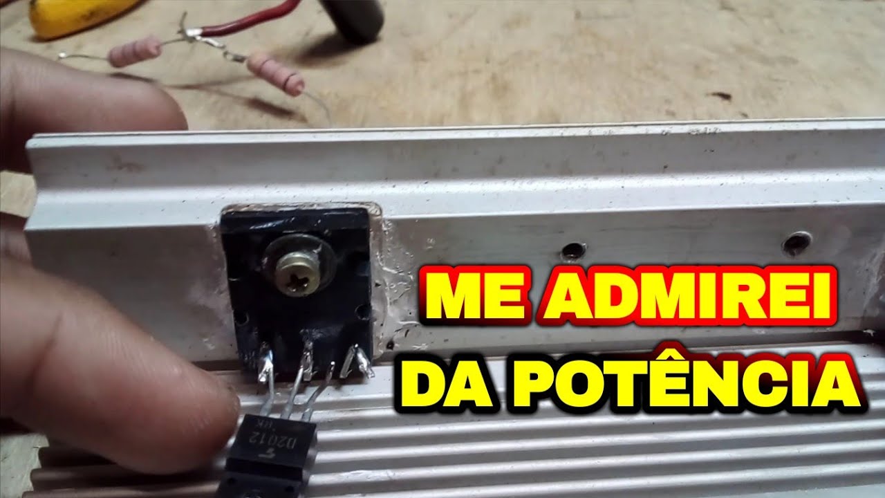 Amplificador com 5200 classe ab mais potente