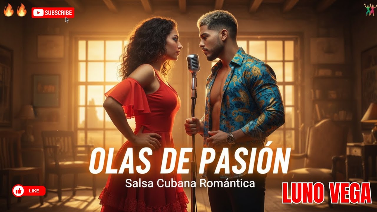 🔥LUNO VEGA 🔥 OLAS DE PASIÓN 🔥 – Salsa Cubana Romántica | Ritmo Latino, Deseo & Noche Caribeña