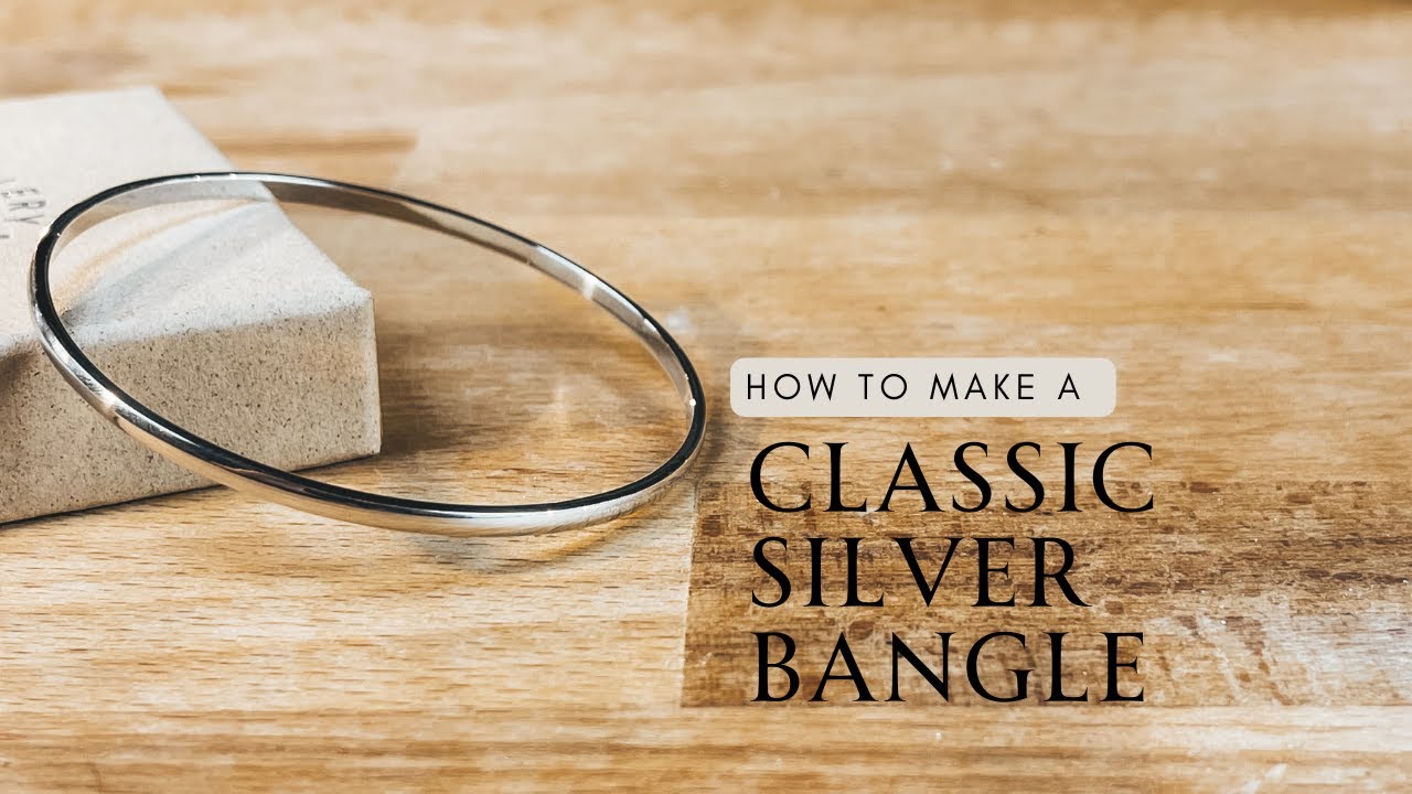 JEWELLERY TUTORIAL | Make this Classic Silver Bangle