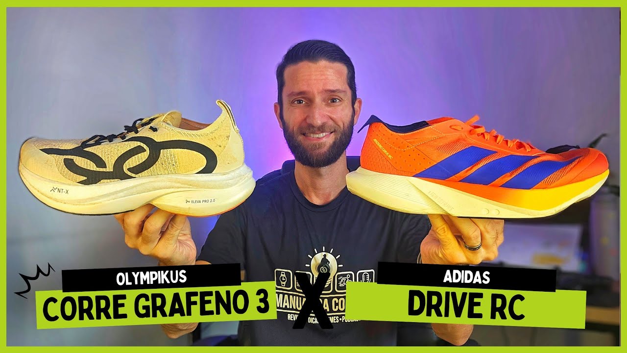 ADIDAS DRIVE RC vs OLYMPIKUS CORRE GRAFENO 3