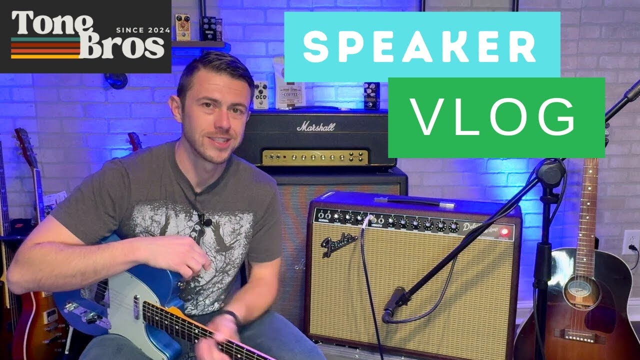 My Journey of Sound Vlog: Upgrading the Speaker in my Fender Deluxe Reverb Reissue