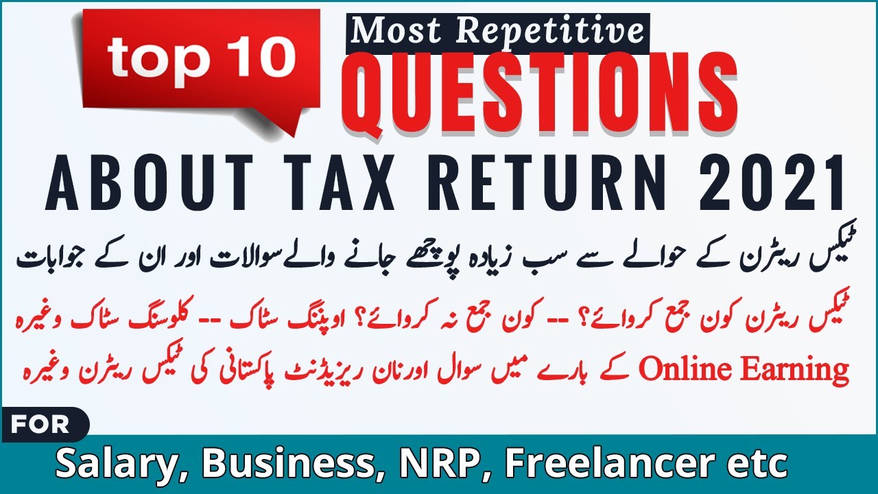 Top 10 Questions about Income Tax Return you Must Know
