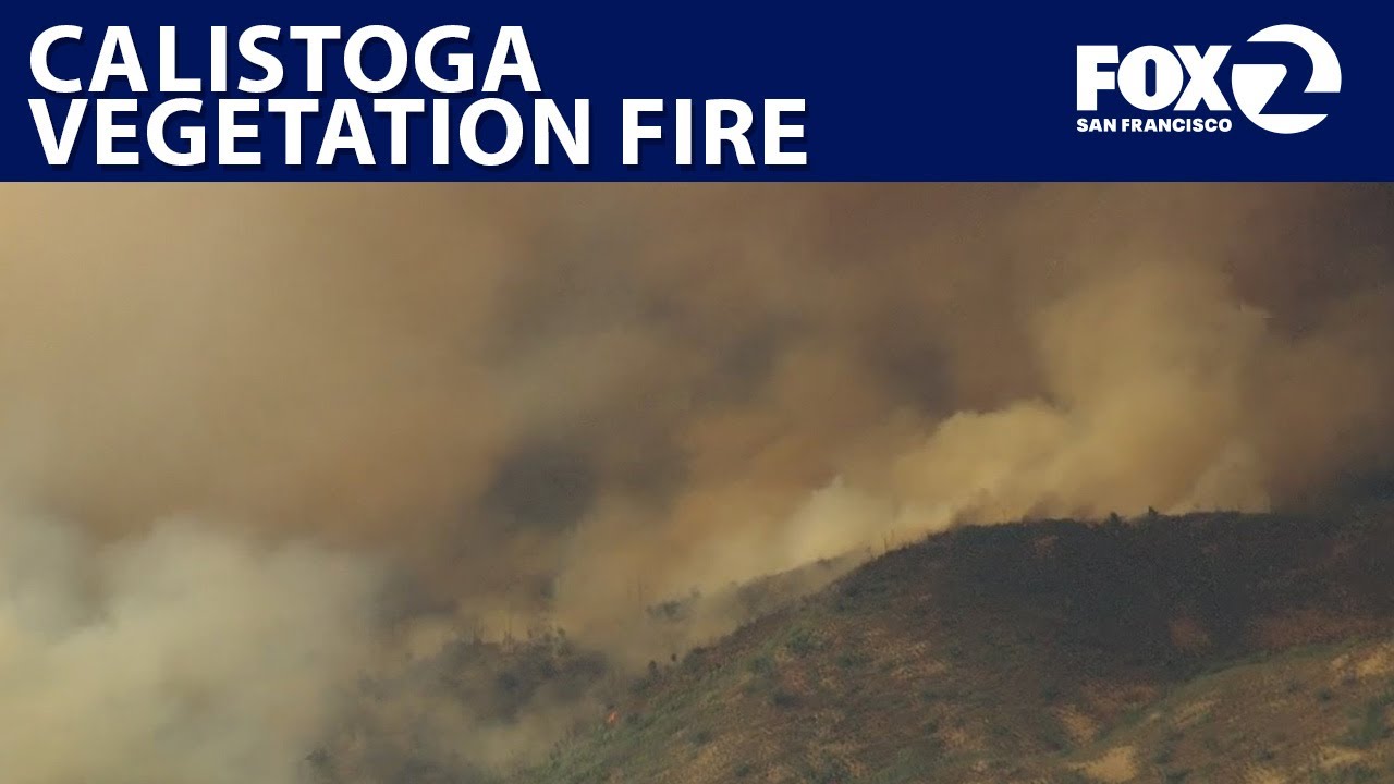 LIVE🔴 Calistoga vegetation fire triggers evacuations | KTVU