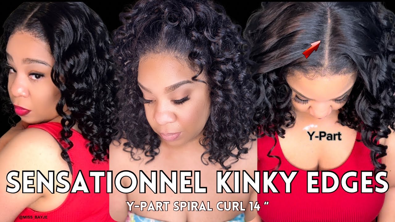 Sensationnel Kinky Edges | Y-Part Spiral Curl 14