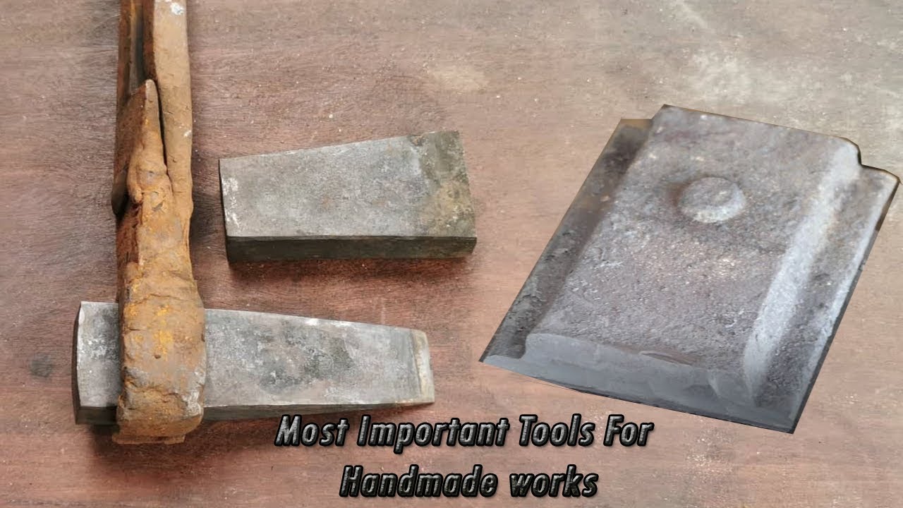 Making Blacksmiths' Two Important Tools |Изготовление важных инструментов для кузнецов /ឧបករណ៍ជាងដែក