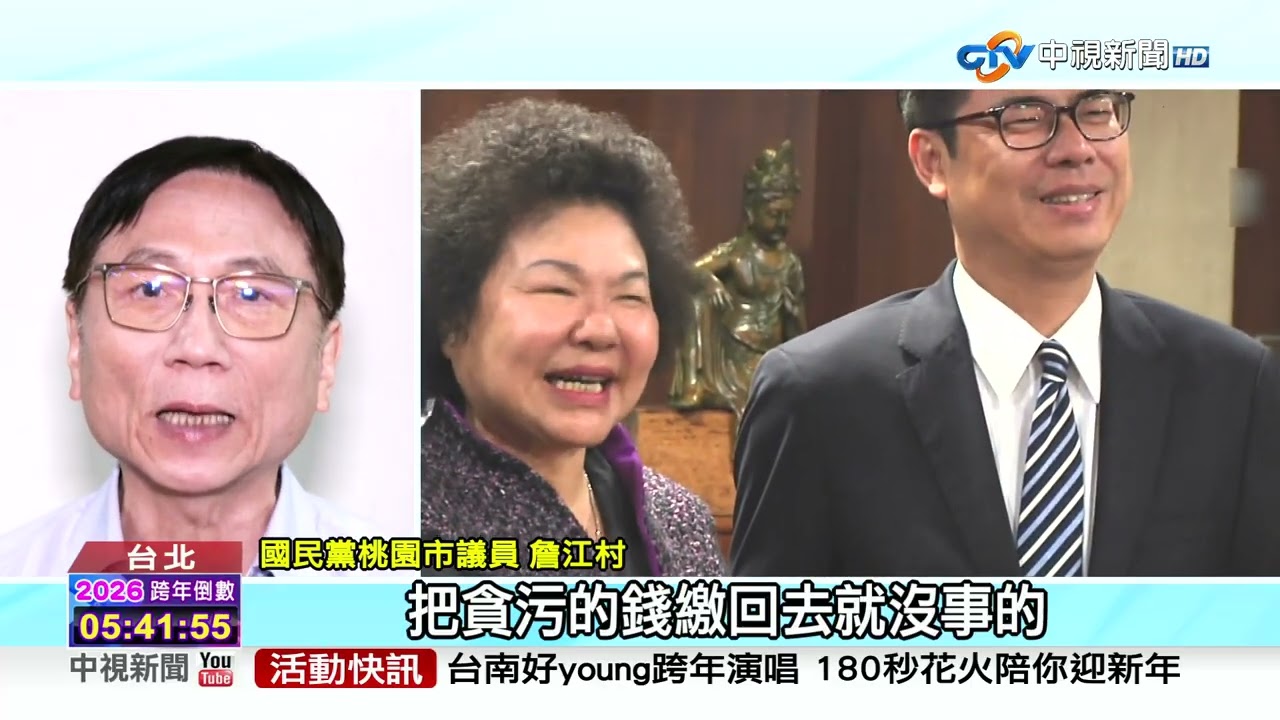 20251231 1900 中視新聞全球報導