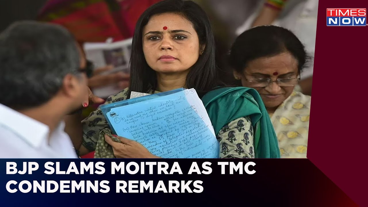BJP Slams TMC, Seeks Action Against Remarks Made By Mahua Moitra | Kaali Poster Row | Latest News