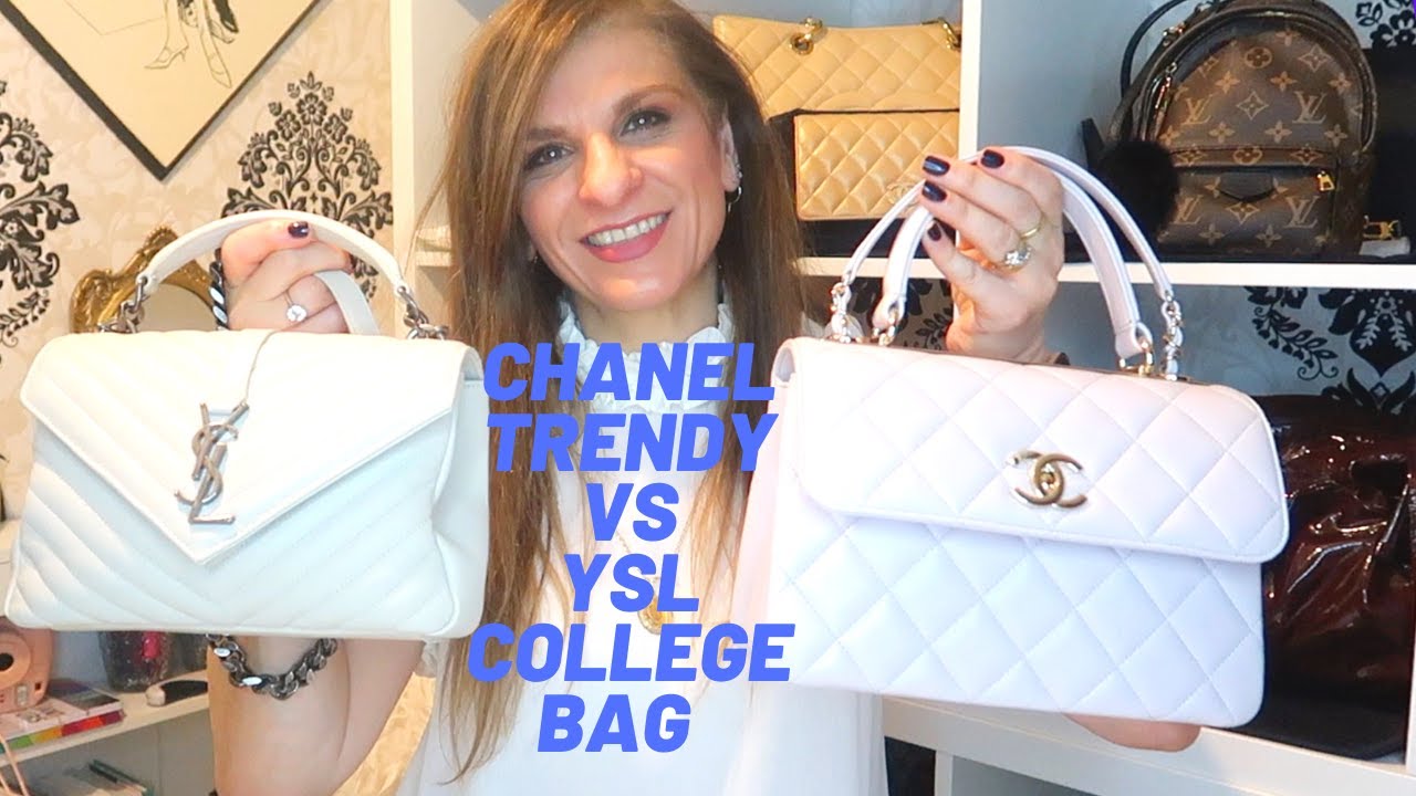 CHANEL TRENDY CC VS YSL COLLEGE BAG