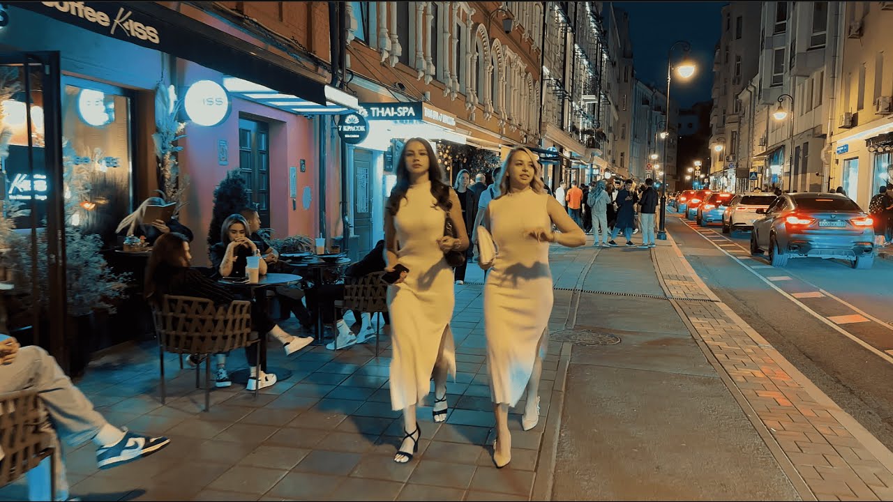 🔥Moscow After Midnight 2025 WILD Street Nightlife in Russia! 🎥 4K HDR