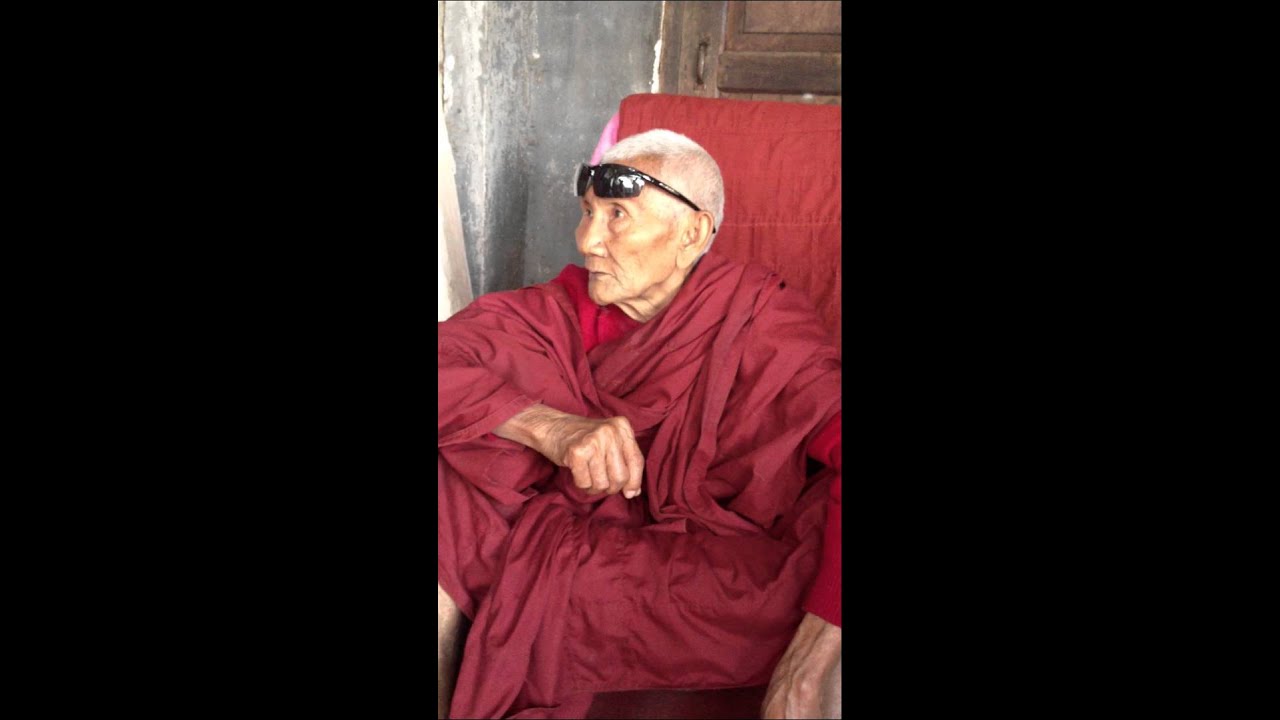 The Caretaker monk of Ledi #1 cave in Monywa