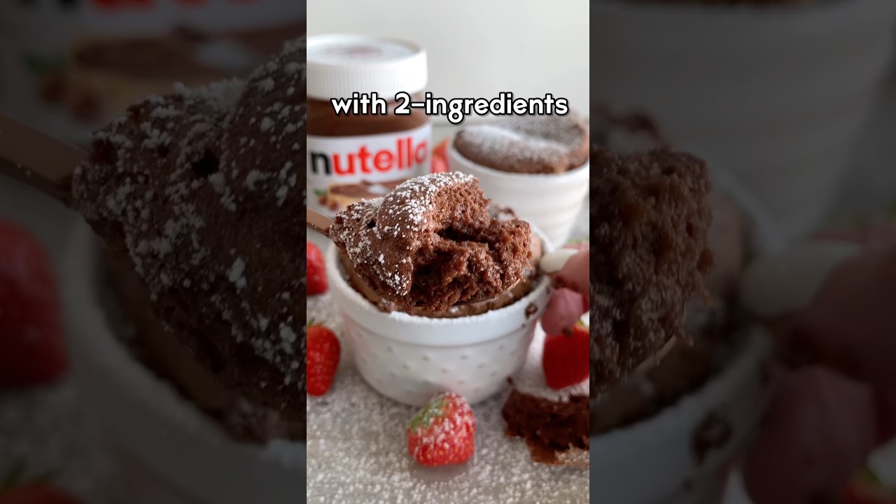 2-Ingredient Nutella Soufflé