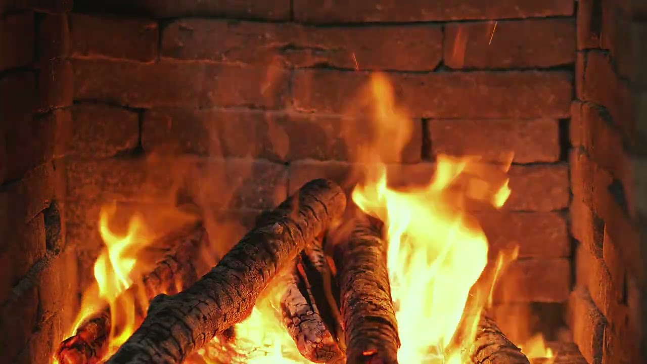 Deep Focus Music for Long Concentration - Crackling Fire Sounds Cozy Piano Ambience