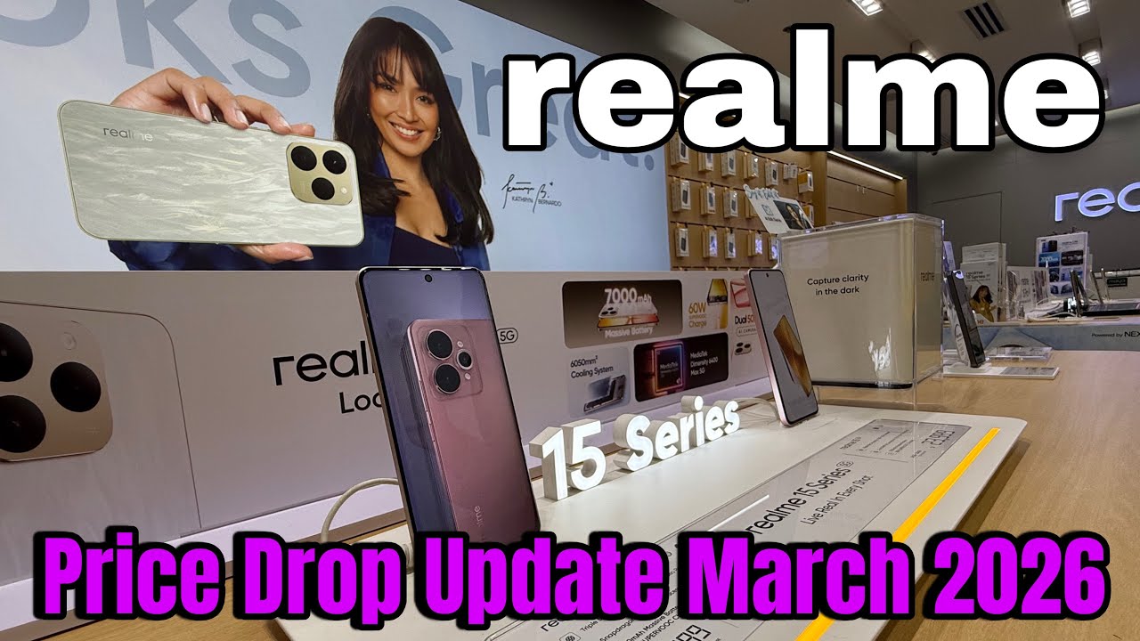 Realme 15 Series, Realme 14 Series, Realme C Series, Realme Pad Series, Update March 2026