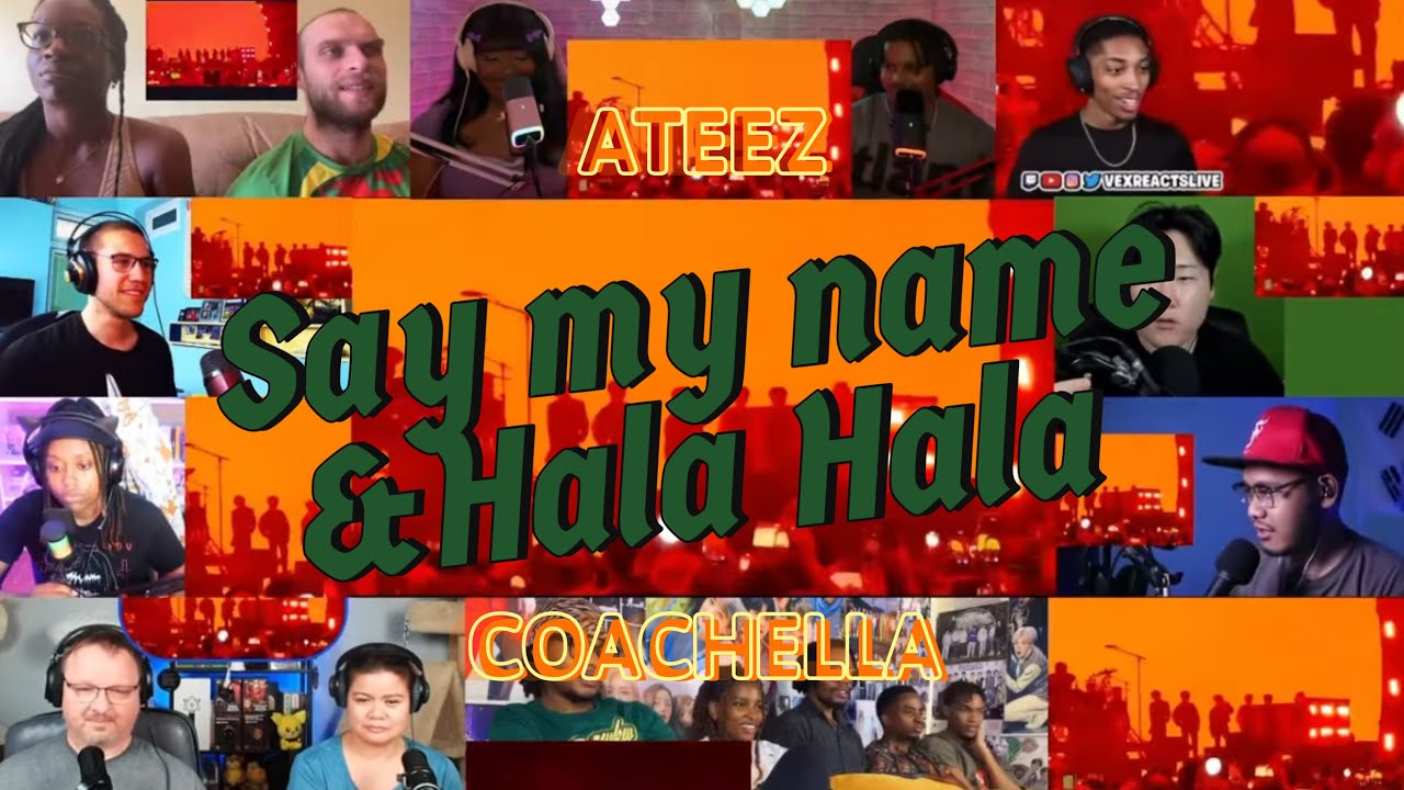 ATEEZ - 'Say my name + Hala Hala'  Coachella (weekend 2) REACTION MASHUP