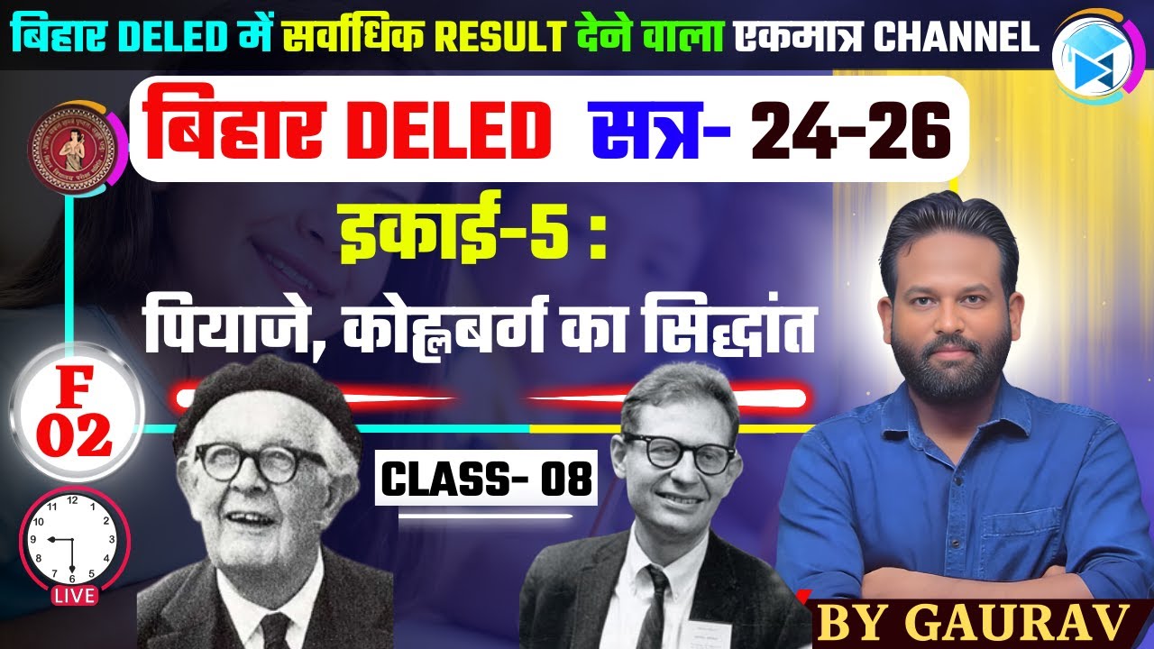 Bihar Deled 2024-26 | 1ST YEAR |  F02 | CLASS 08  | BY GAURAV VERMA | #bihar_deled_2024_26