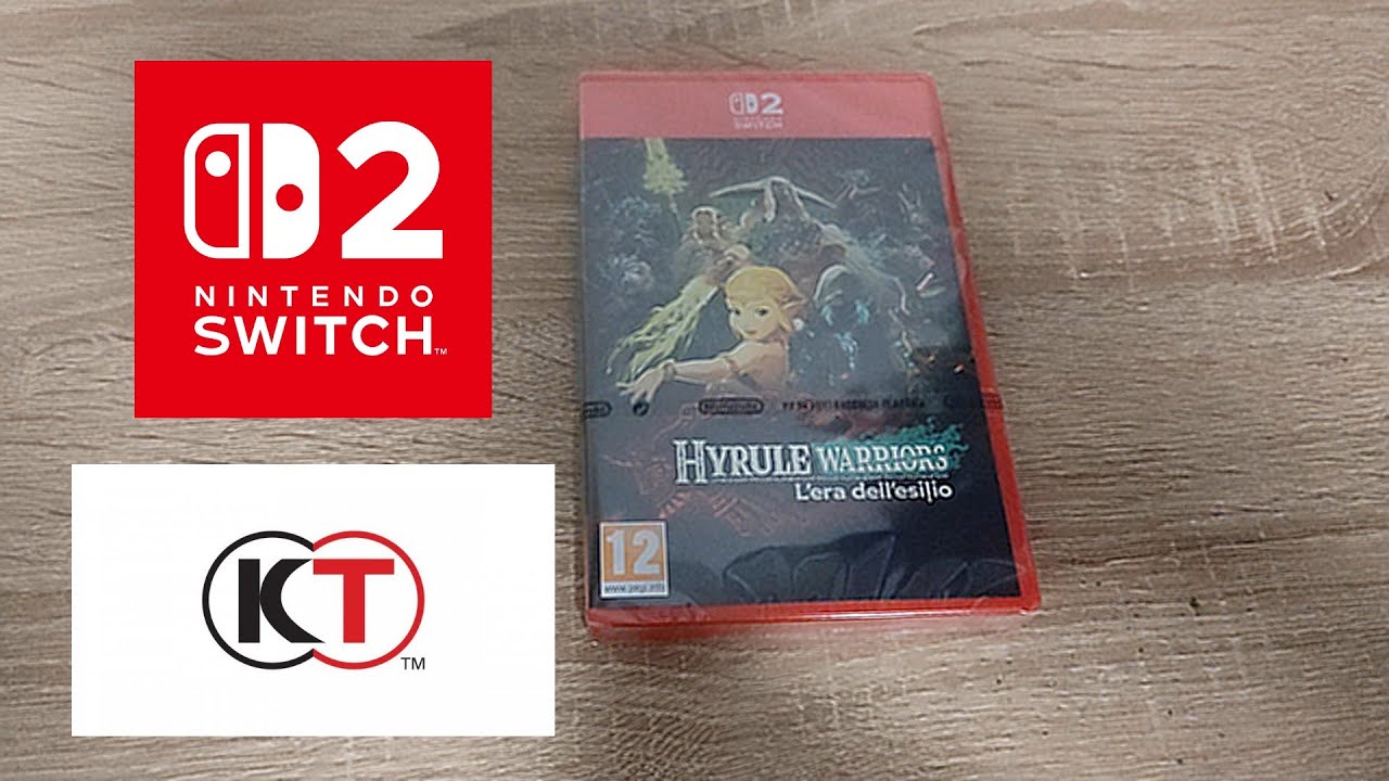 HYRULE WARRIORS L’ERA DEL ESILIO SWITCH 2 EDIZIONE ITALIANA UNBOXING