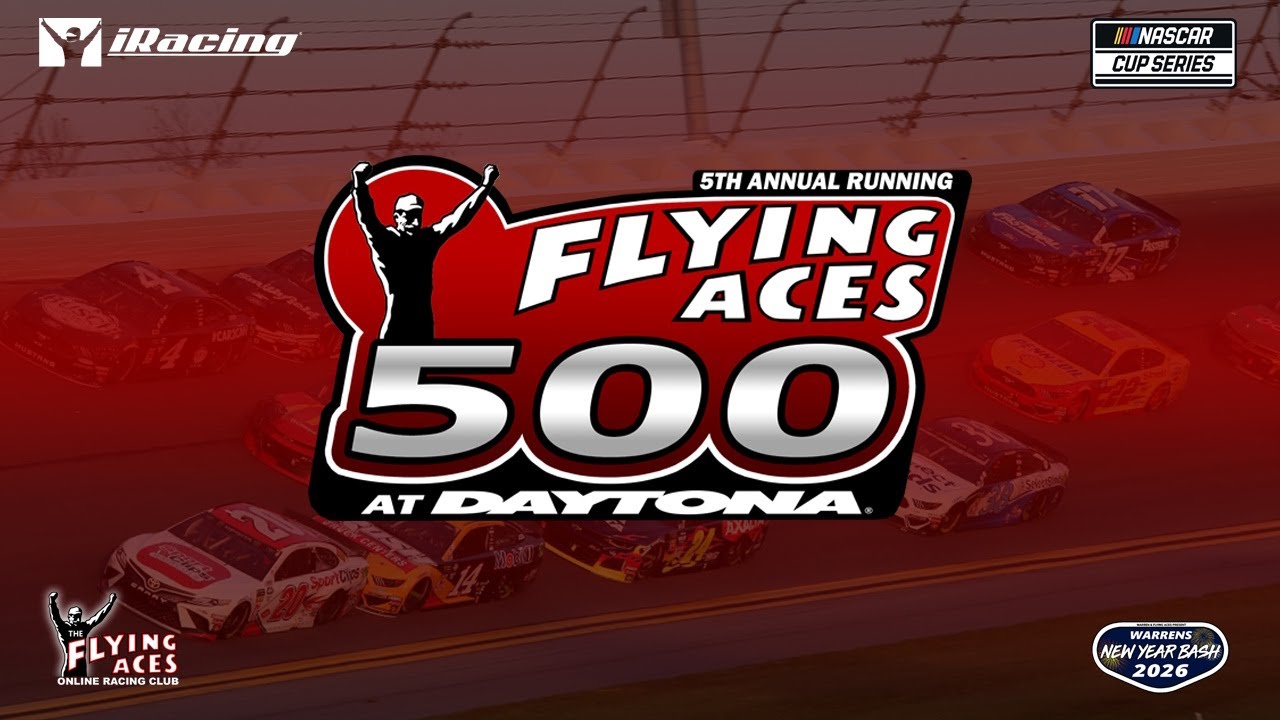 NASCAR: DAYTONA: Warren's New Year Bash 2026: FLYING ACES 500: 31 December 2025