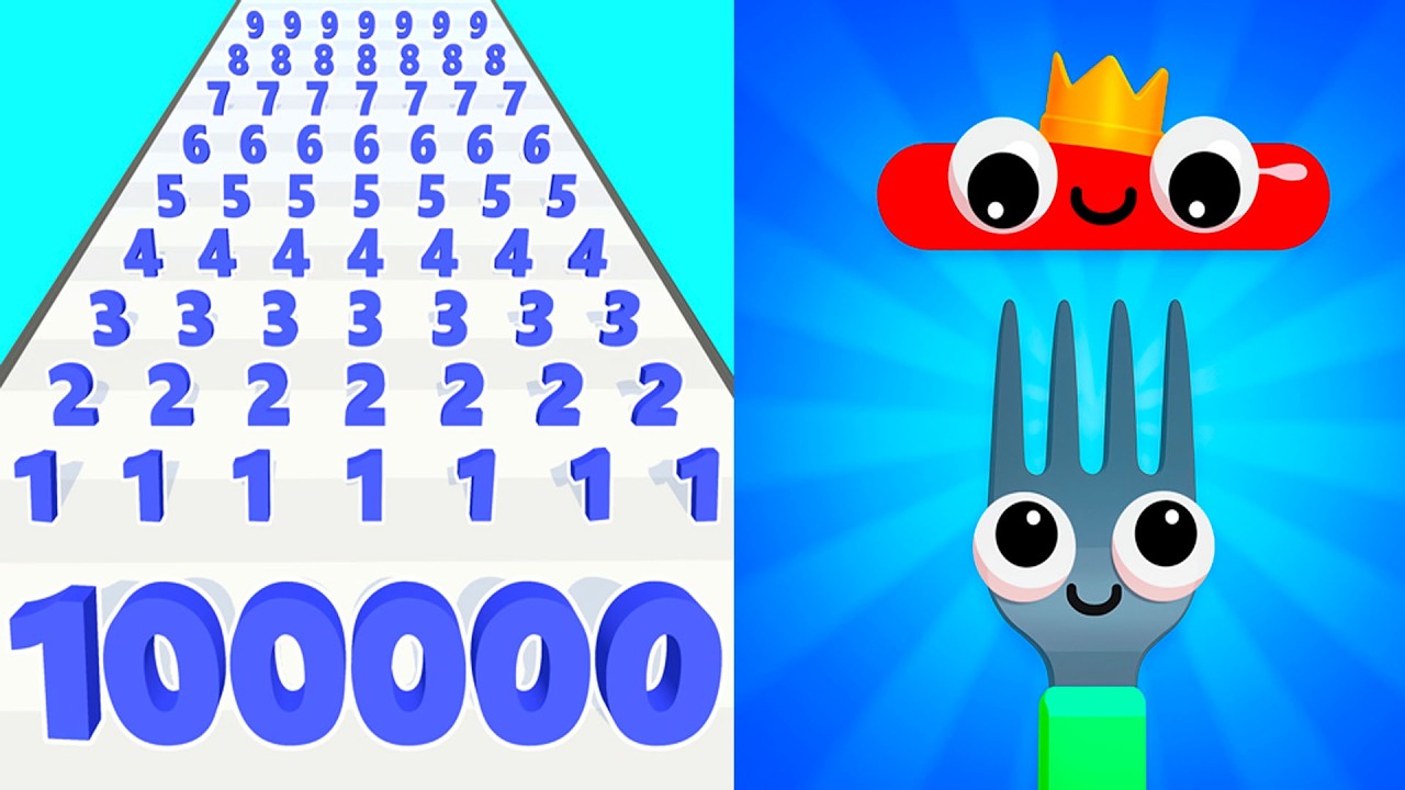 Number Master vs Fork N Sausage || Epic GOAT Gameplay 🔥 Max Funny  Walkthrough (Android, iOS) EP 03