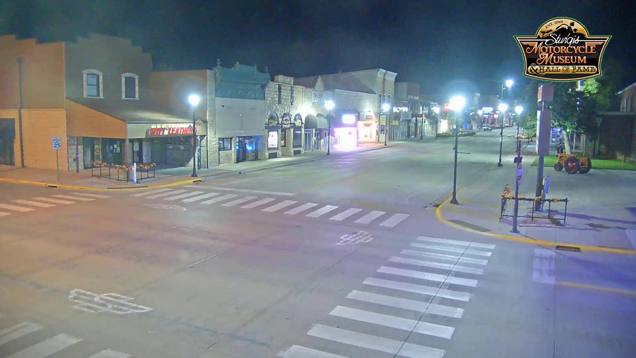 Live View of Junction & Main St from Sturgis Motorcycle Museum
