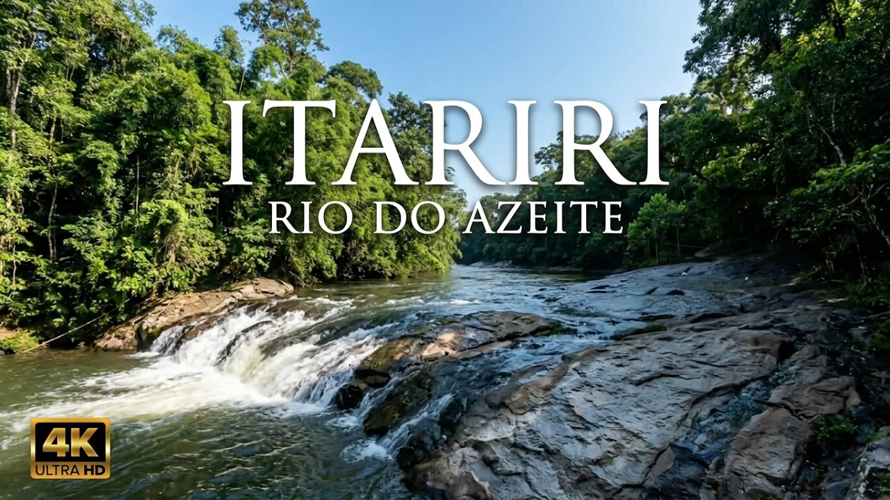 🇧🇷  ITARIRI RIO DO AZEITE - Cachoeira S&atilde;o Paulo Brasil Walking Tour - 4K UHD