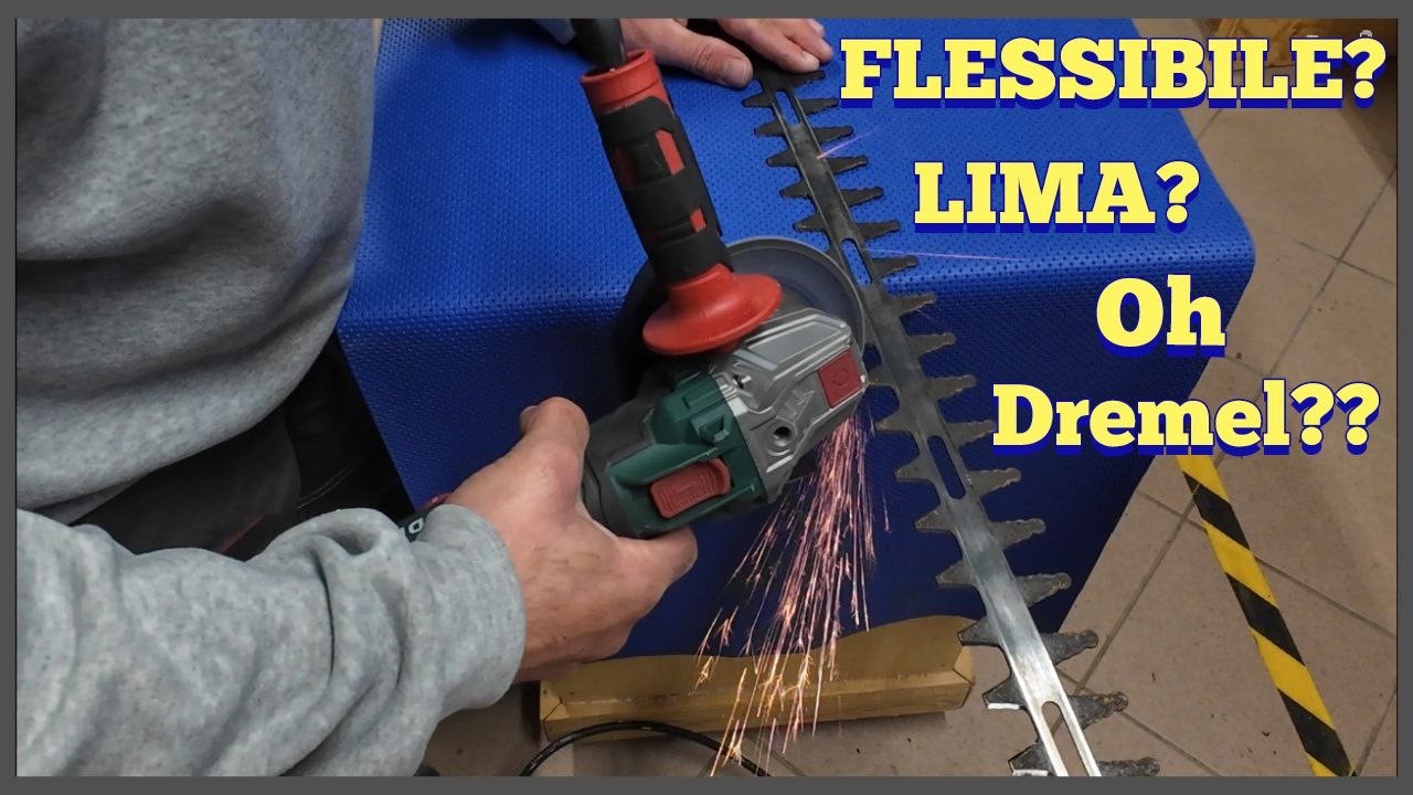 COME affilare la lama del tagliasiepi.