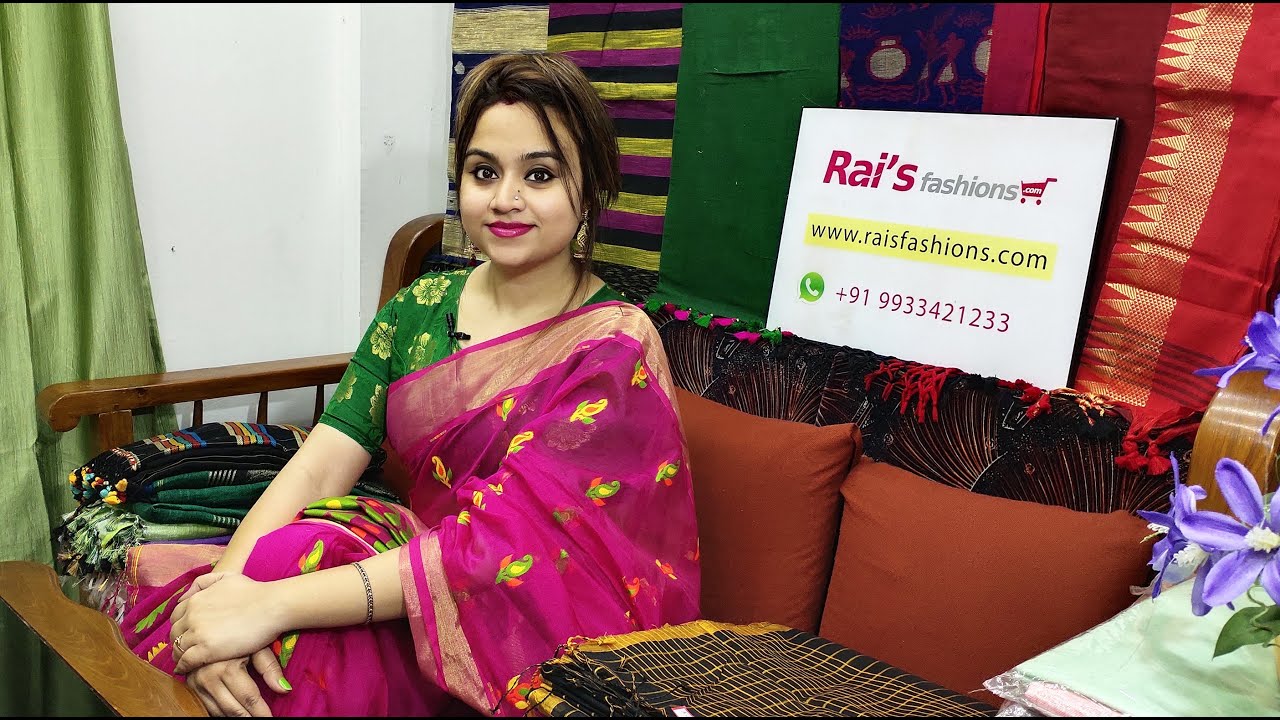 Breathtakingly Beautiful Handloom Sarees From Rai's Fashions (8th January) - 5J