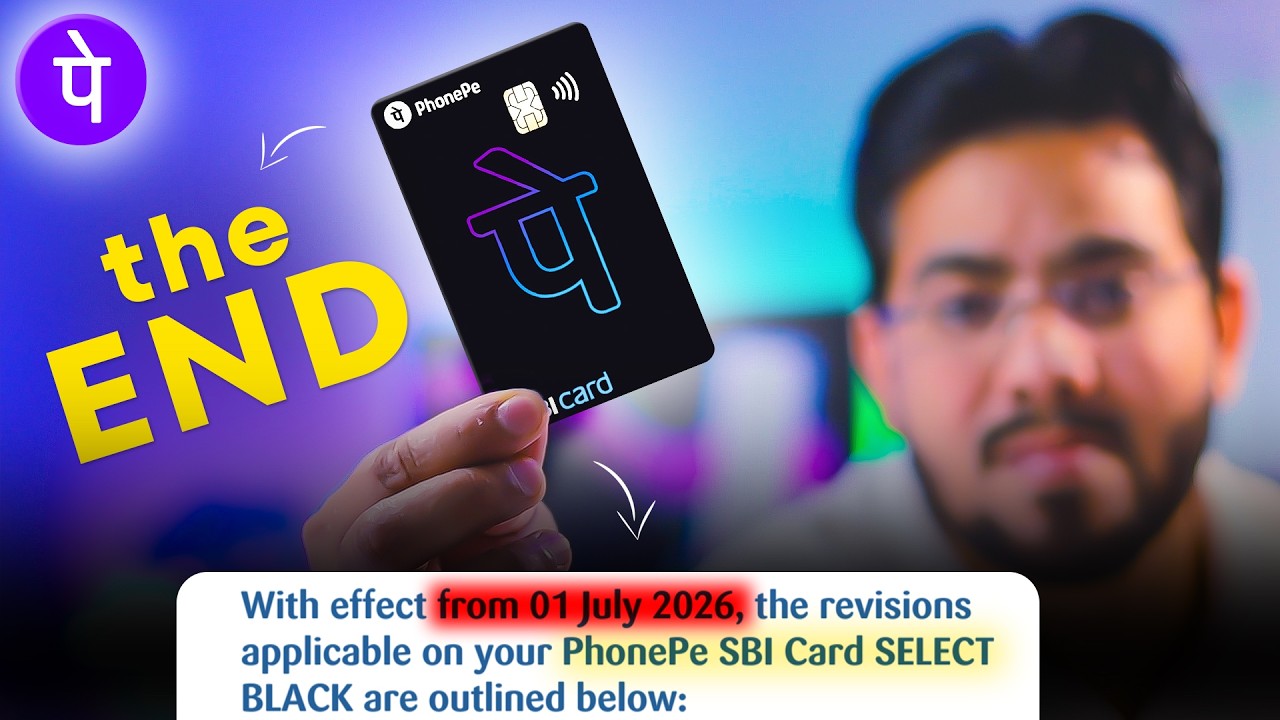 The End! PhonePe SBI Card Black Massive Devalued 2026