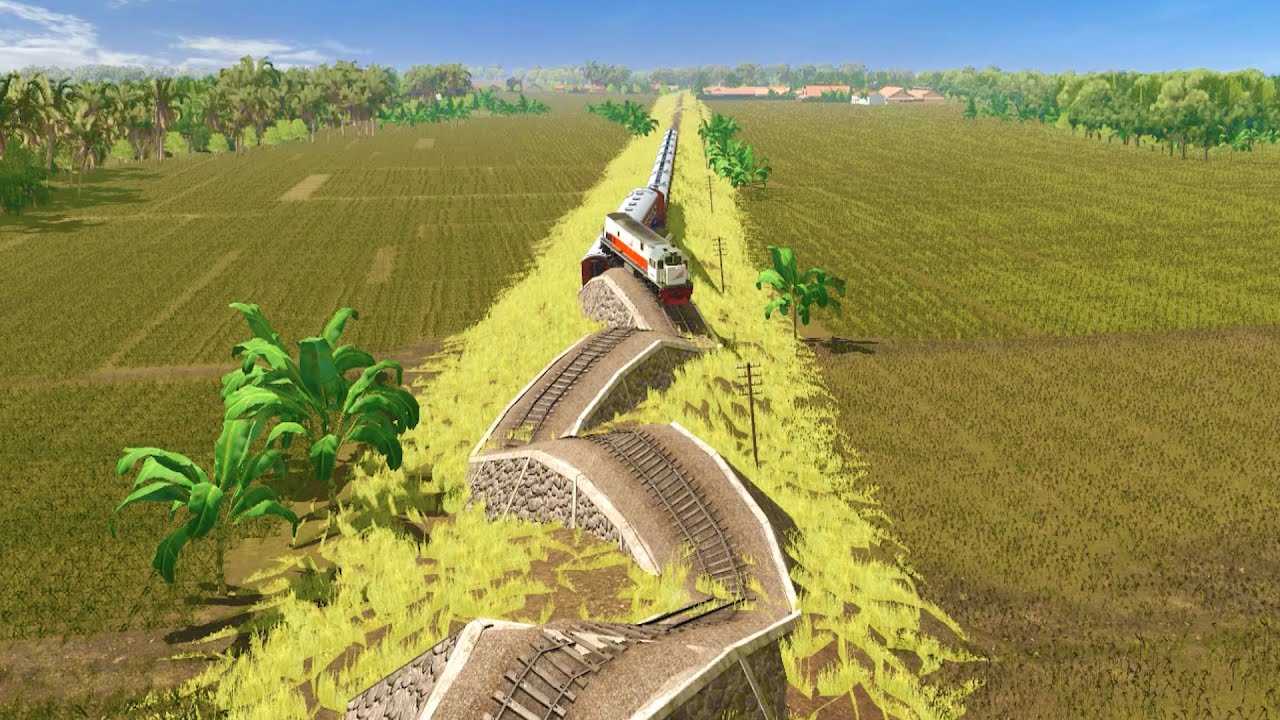 Kereta Api vs Rel Anti Ngantuk