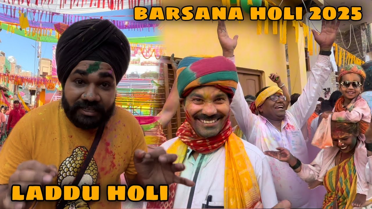 laddu holi in barsana 2025 grand opening celebration